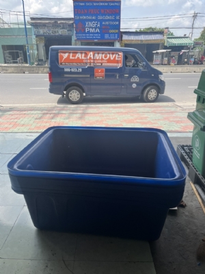 1 thùng nhựa hình chữ nhật 100l KT 85-65-31cm