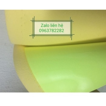 DA PU( polyurethan) màu xanh đọt chuối khổ 1m4 độ dầy 1.2