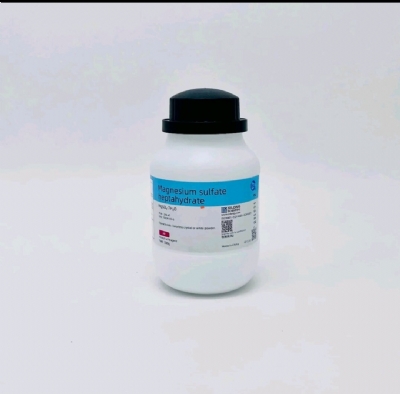 Hóa chất Magnesium Sulfate Heptahydrate (MgSO4.7H2O, AR, Chai 500G, Xilong, Cas