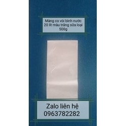 Màng co vòi bình nước 20lit trắng sữa