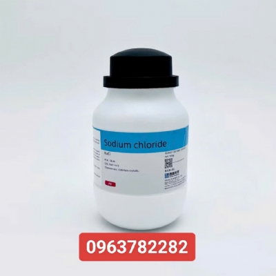 Hóa chất Sodium Chloride (NaCl, Xilong, chai 500G, Cas 7647-14-5, TQ)