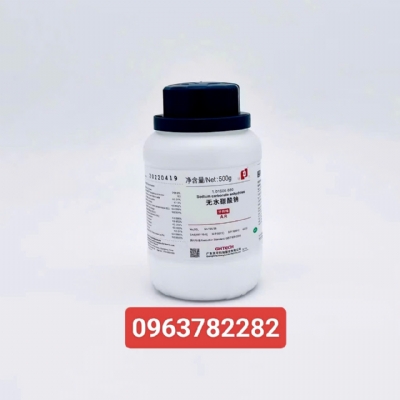 Hóa chất Sodium Carbonate anhydrous (Na2CO3, Chai 500G, AR, GHTECH, Cas 497-19-8)