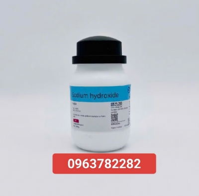 Hóa chất Sodium hydroxide>96% (NaOH/Natri hydroxit, Làm xà phòng, phân tích AR, chai 500G,...