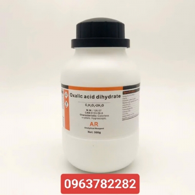 Hóa chất Oxalic Acid dihydrate (AR, Chai 500G, Xilong, Cas 6153-56-6)