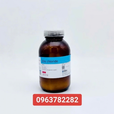 Hóa chất Zinc Chloride (ZnCl2, AR, Chai 500G, Xilong, Cas 7646-85-7)