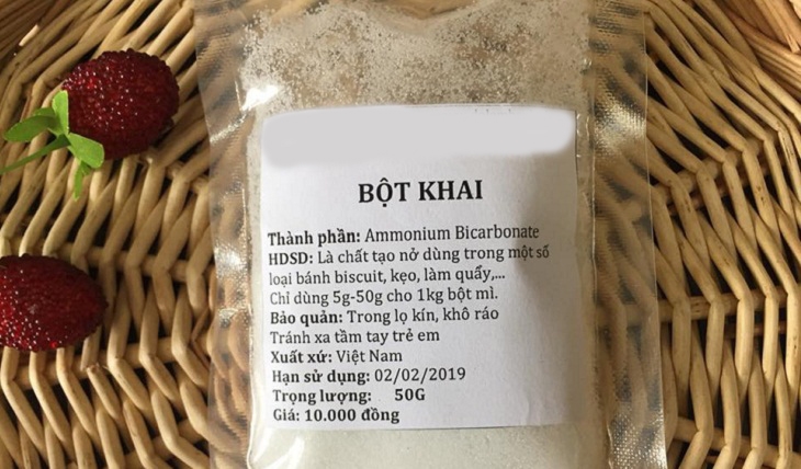 Bột khai còn có tên gọi NH4HCO3