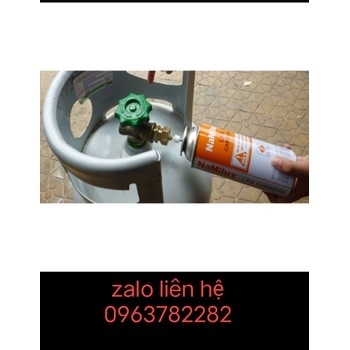 1 cục sạc bình ga du lịch tặng 10 nút nhựa