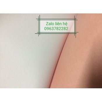 DA PU( polyurethan) màu hồng khổ 1m4 độ dầy 1.2
