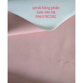 VẢI SIMILI MÀU HỒNG PHẤN