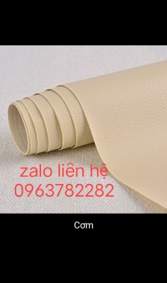 1M DA PU KHỔ 1M4 MÀU KEM