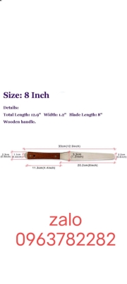 1 dao khấy dao khuấy mực,màu in dài 33 cm