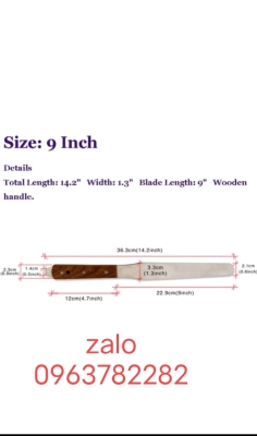 1 dao khấy dao khuấy mực,màu in dài 36 cm