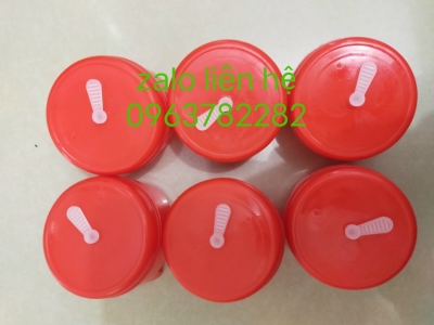 10 nắp cây nút kim màu đỏ
